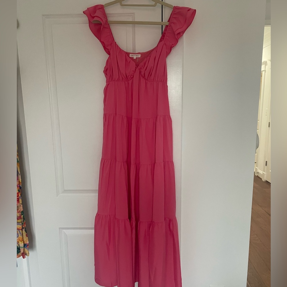Pink Free the Roses maxi dress